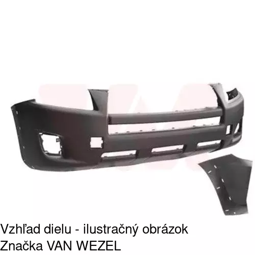 Predný nárazník 814907-1 /POLCAR/