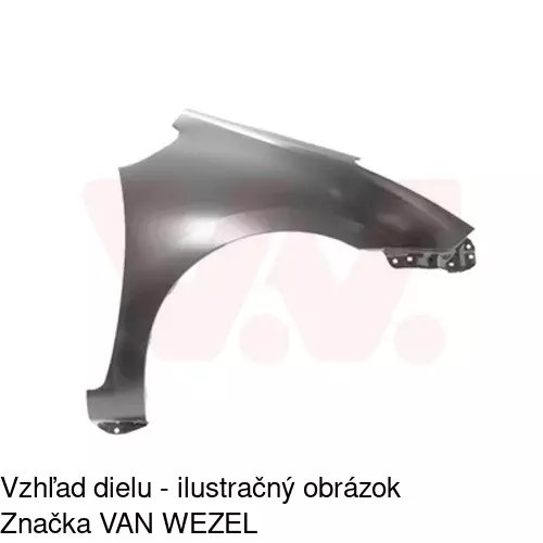 Predný blatník POLCAR 816202