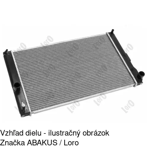 Chladiče vody 8162082K /POLCAR/ - obr. 1