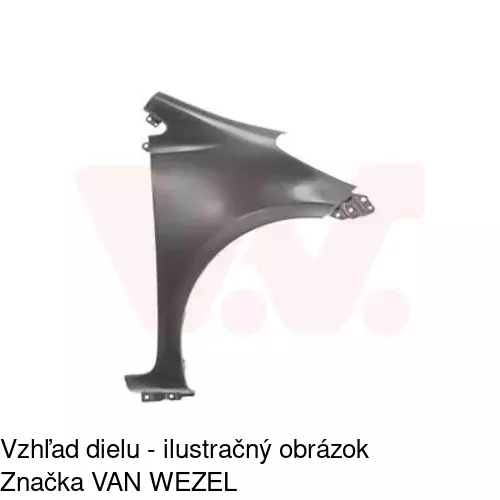 Predný blatník 816902 /POLCAR/ - obr. 1