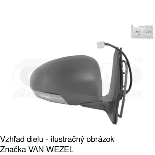 Vonkajšie zrkadlo 8169524E /POLCAR/ - obr. 1