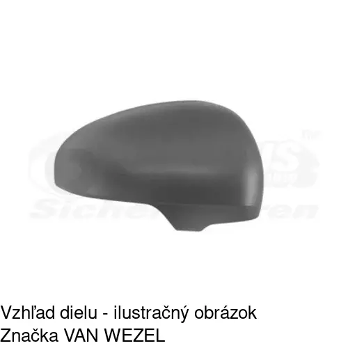 Rám vonkajšieho zrkadla 816955PM /POLCAR/ - obr. 1