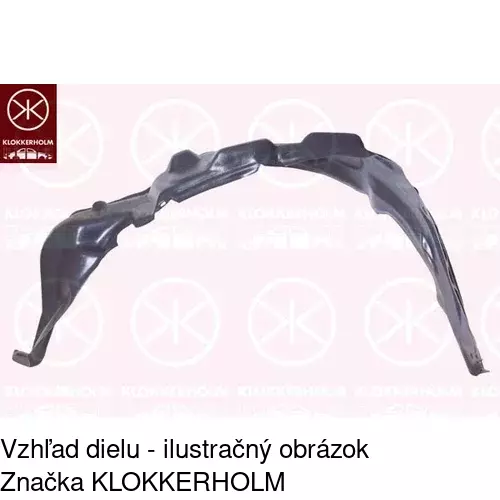 Podblatník (plast) POLCAR 8177FP1T