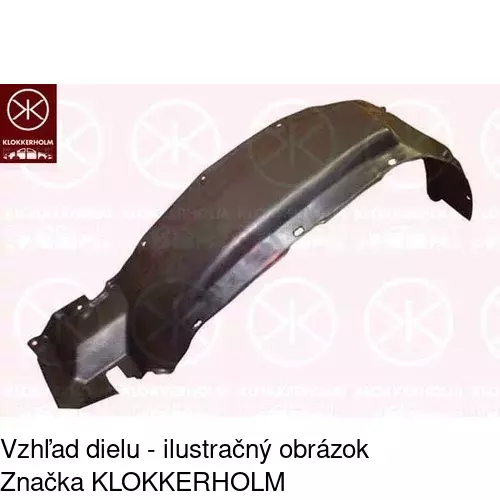 Podblatník (plast) POLCAR 8179FL1T