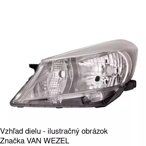 Hlavný reflektor 81B1092E /POLCAR/ - obr. 4