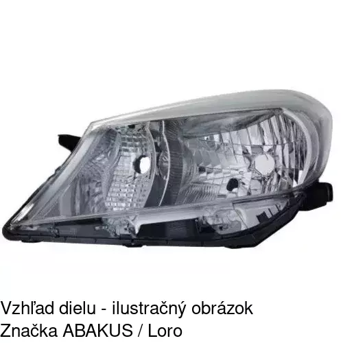Hlavný reflektor 81B1095E /POLCAR/ - obr. 2