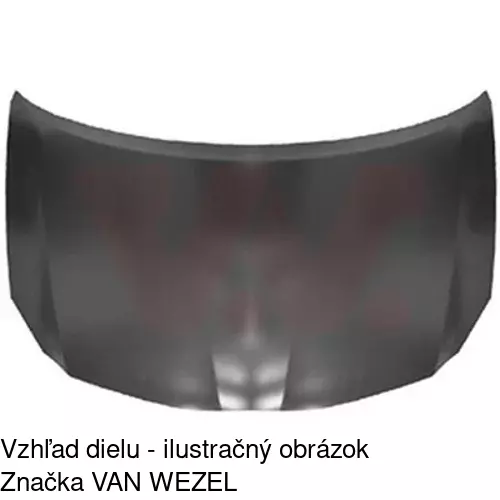 Kapota - poškodená POLCAR 81C103UA