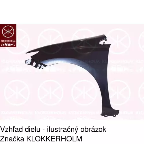 Predný blatník 81C301 /POLCAR/