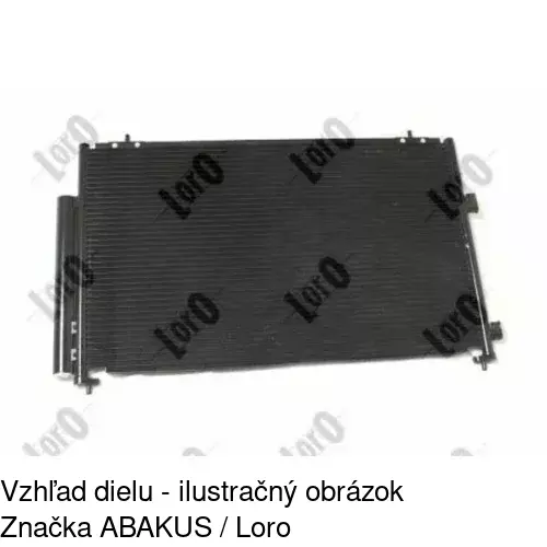 Chladiče klimatizácie 81X1K81K /POLCAR/ - obr. 1