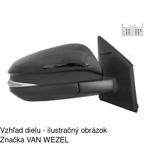 Vonkajšie zrkadlo 81X2526M /POLCAR/ - obr. 3