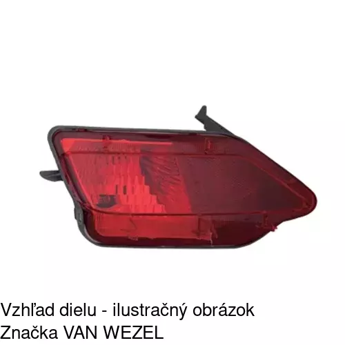 Hmlové svetlo - zadné 81X297-E /POLCAR/ - obr. 1