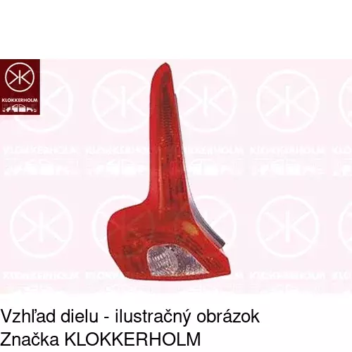 Zadné svetlo POLCAR 903387-U