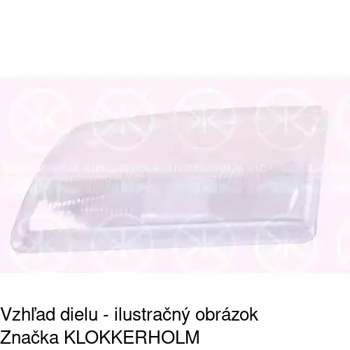 Sklo reflektora 904011-1 /POLCAR/ - obr. 1