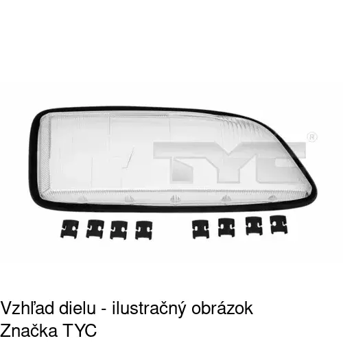 Sklo reflektora POLCAR 9070111E