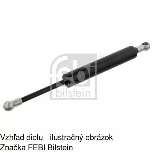 Plynová pružina 9072AB /POLCAR/ - obr. 1