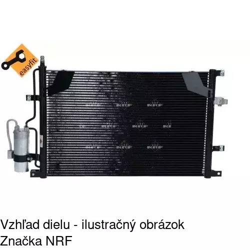 Chladiče klimatizácie 9080K8C1 /POLCAR/ - obr. 1