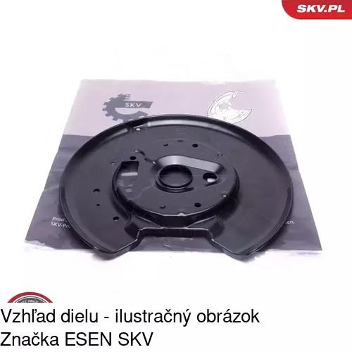 Brzdovy štít 9085OT-5 /POLCAR/ - obr. 1
