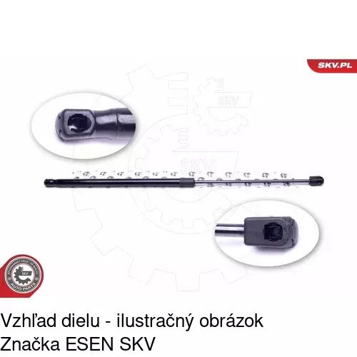 Plynová pružina 9501AB /POLCAR/ - obr. 4