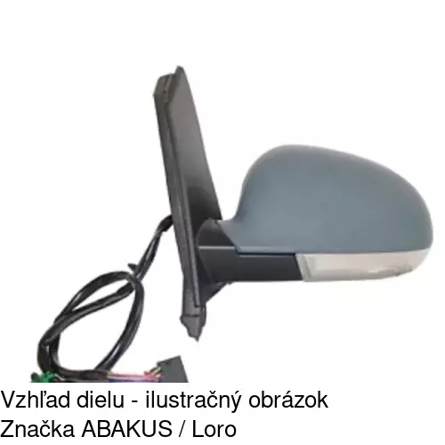 Rám vonkajšieho zrkadla 951354PE /POLCAR/ - obr. 5
