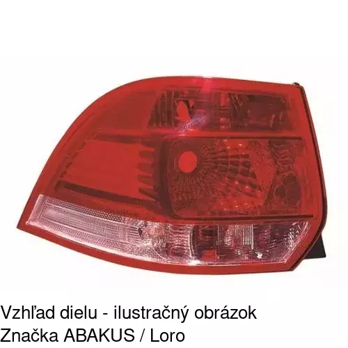 Zadné svetlo 9513874E /POLCAR/ - obr. 2