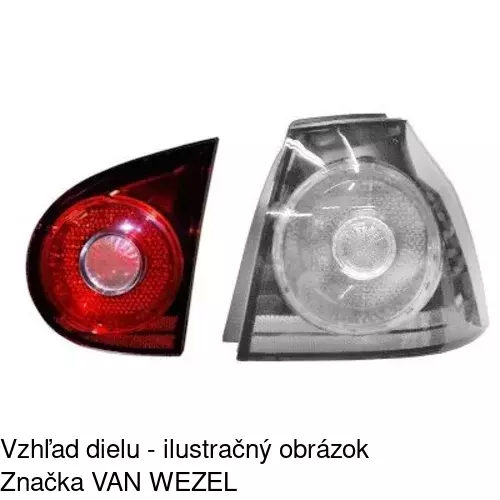 Zadné svetlo 9513876U /POLCAR/ - obr. 2
