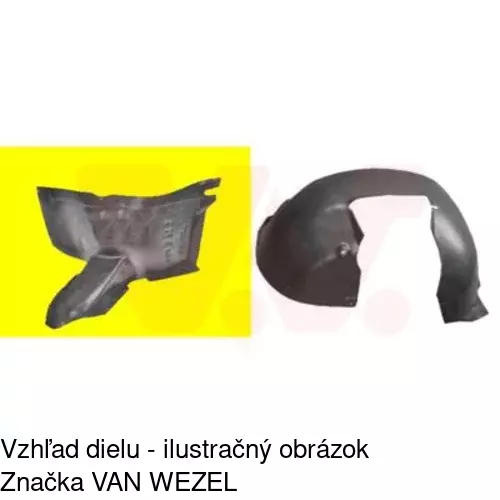 Podblatník (plast) 9513FP1X /POLCAR/ - obr. 3
