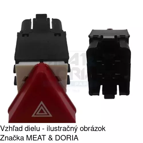 Spínač núdzových svetiel 9513P-30 /POLCAR/ - obr. 3