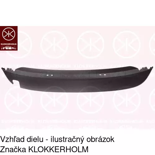 Spojler zadného nárazníka POLCAR 951899