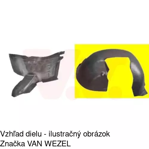 Podblatník (plast) 9518FP2Q /POLCAR/ - obr. 2