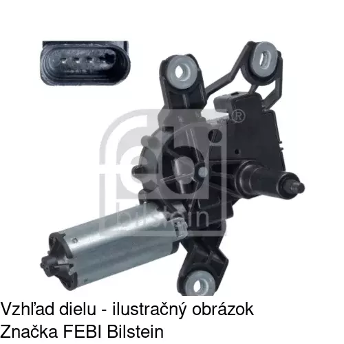 Motorček stieračov 9518SWT1 /POLCAR/ - obr. 2