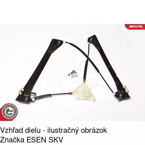 Mechanizmus sťahovania okna elektrický bez motora POLCAR 9526PSG6A