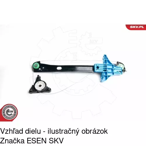Mechanizmus sťahovania okna elektrický bez motora 9526PSG8 /POLCAR/ - obr. 4