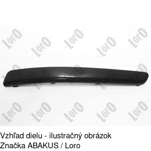 Lišta nárazníka 95270718J /POLCAR/ - obr. 2