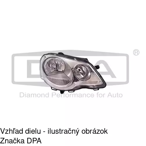 Hlavný reflektor 952710-E /POLCAR/ - obr. 3