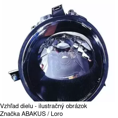 Hlavný reflektor 952810-C /POLCAR/ - obr. 3