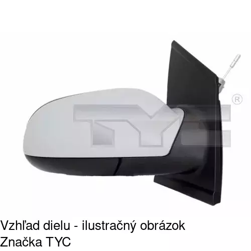 Vonkajšie zrkadlo 9530511M /POLCAR/ - obr. 3
