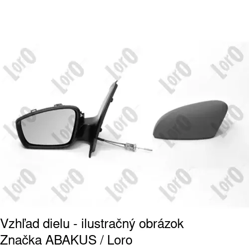 Vonkajšie zrkadlo 9530511M /POLCAR/ - obr. 4