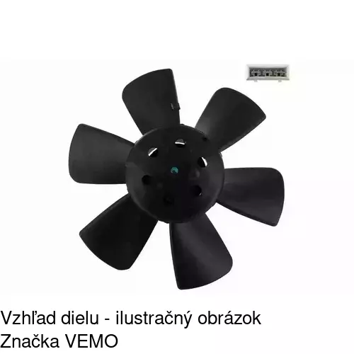Ventilátor bez krytu / podpery 953423U1 /POLCAR/ - obr. 3