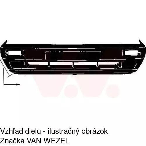 Predný nárazník 953707 /POLCAR/ - obr. 2