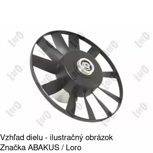 Ventilátor bez krytu / podpery 953823U4-Q /POLCAR/ - obr. 5
