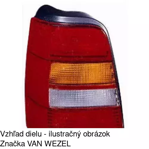 Zadné svetlo 9538871E /POLCAR/ - obr. 3