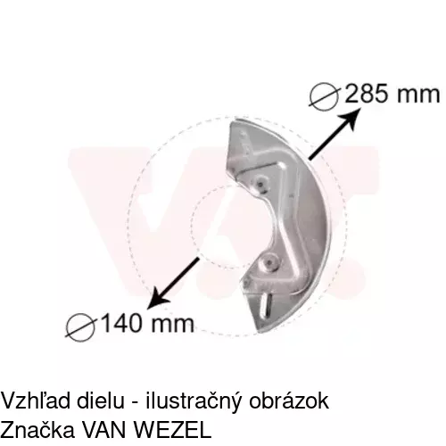 Brzdovy štít 9538OT10 /POLCAR/ - obr. 4
