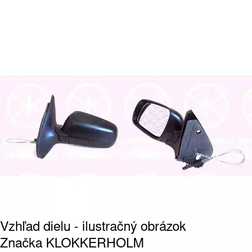 Vonkajšie zrkadlo 9541517M /POLCAR/ - obr. 3