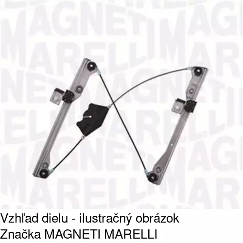Mechanizmus sťahovania okna elektrický bez motora 9541PSG3 /POLCAR/ - obr. 2