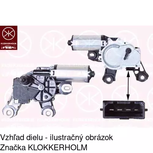 Motorček stieračov POLCAR 9541SWT1