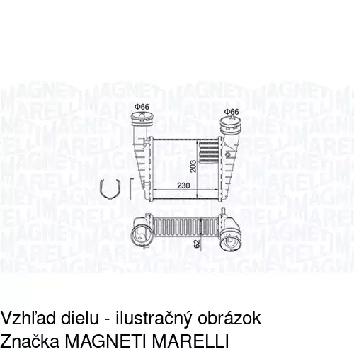 Chladiče vzduchu (Intercoolery) POLCAR 9548J85X