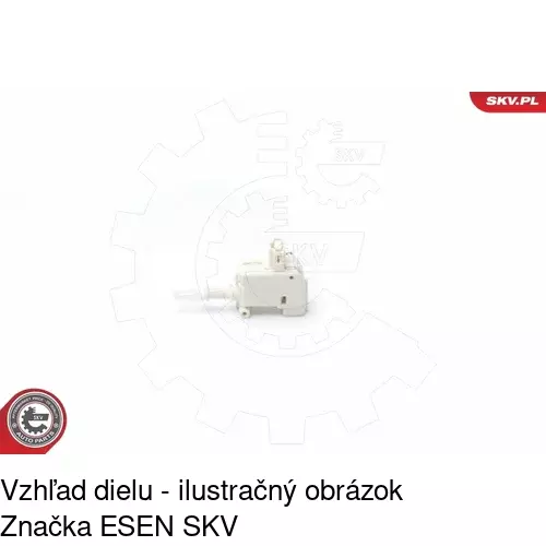 Motorček zámku POLCAR 9548ZS-1