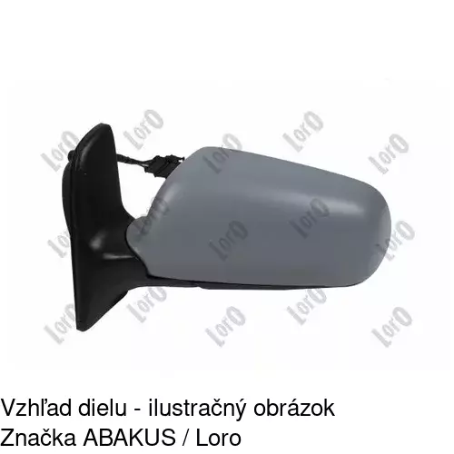 Vonkajšie zrkadlo 9550514M /POLCAR/ - obr. 4