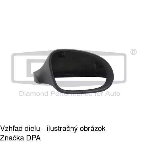 Rám vonkajšieho zrkadla 955555PM /POLCAR/ - obr. 5