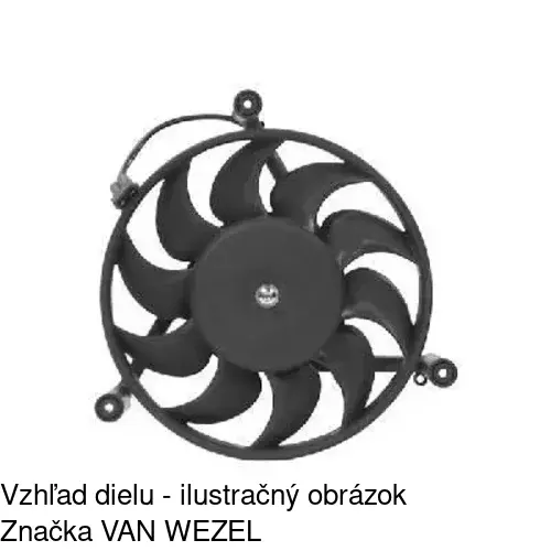 Ventilátor bez krytu / podpery 956623U2 /POLCAR/ - obr. 4